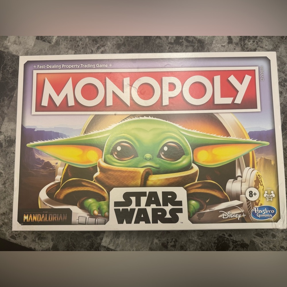 Hasbro Star Wars Monopoly with Green and Yellow Design
